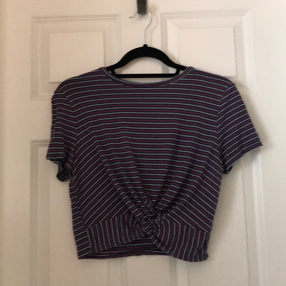Striped crop top